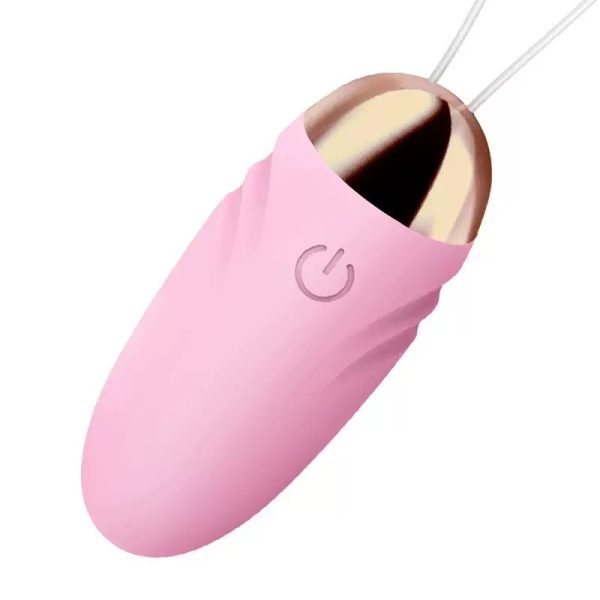 Vibrating Love Egg 12+1mode Waterproof Quiet Soft Smooth Body Safe Silicone Bullet Vibrator for Women Girl Female (Pink)