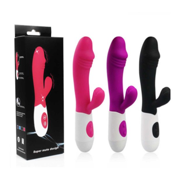 Simulation Silicone Vibromasseur Double G-Spot Massage Female Sexy Masturbation Adult Sex Toys